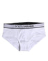 Dolce & Gabbana White Cotton Stretch Regular Brief Underwear
